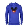 thumbnail image 1 of Disney Mickey Mouse Icon Shorts Papa Birthday Father’s Day - Pullover Hoodie for Adults - Customized-Royal, 1 of 5