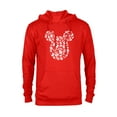 thumbnail image 1 of Disney Mickey Mouse Icon White Bunnies Easter - Pullover Hoodie for Adults - Customized-Red, 1 of 5