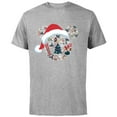 thumbnail image 1 of Disney Mickey Mouse Icon Winter Lodge Standard - Short Sleeve Cotton T-Shirt for Adults - Customized-Athletic Heather, 1 of 5