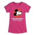 thumbnail image 1 of Disney - Mickey Mouse - Iconic But Still Original - Toddler & Youth Girls Short Sleeve Graphic T-Shirt, 1 of 5