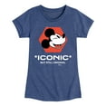 thumbnail image 1 of Disney - Mickey Mouse - Iconic But Still Original - Toddler & Youth Girls Short Sleeve Graphic T-Shirt, 1 of 5