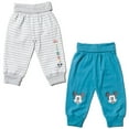 thumbnail image 1 of Disney Mickey Mouse Infant Baby Boys 2 Pack Pants made with Organic Cotton Newborn to Infant, 1 of 5