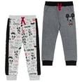 thumbnail image 1 of Disney Mickey Mouse Infant Baby Boys Fleece 2 Pack Pants Infant to Little Kid, 1 of 5