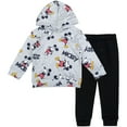 thumbnail image 1 of Disney Mickey Mouse Infant Baby Boys Fleece Pullover Hoodie and Pants Outfit Set Infant to Little Kid, 1 of 5