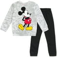 thumbnail image 1 of Disney Mickey Mouse Infant Baby Boys Fleece Sweatshirt and Pants Set Toddler to Little Kid, 1 of 5