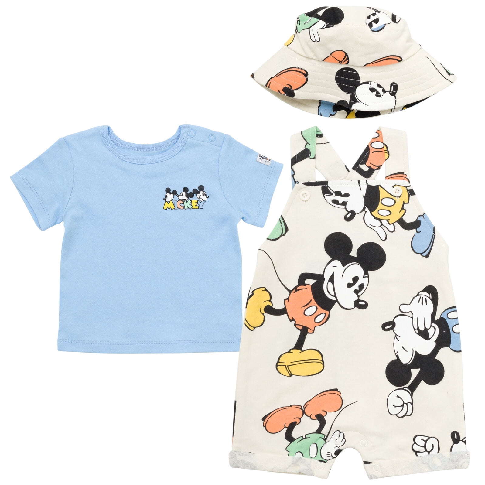 Mickey Mouse Printed Mid-Season Terry Stuff Dress For Baby Boy In Red Color main image 1