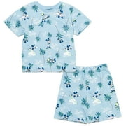 Disney Mickey Mouse Infant Baby Boys French Terry T-Shirt and Shorts Outfit Set