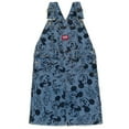 thumbnail image 1 of Disney Mickey Mouse Goofy Donald Duck Infant Baby Boys Denim Short Overalls Shortall 18 Months, 1 of 4