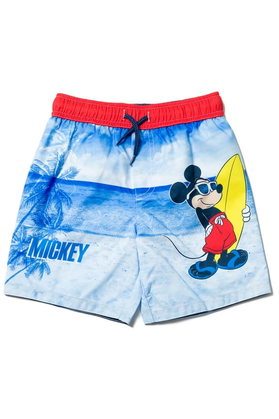Mickey Mouse Infant Baby Boys Swim Trunks Bathing Suit Infant to Little Kid