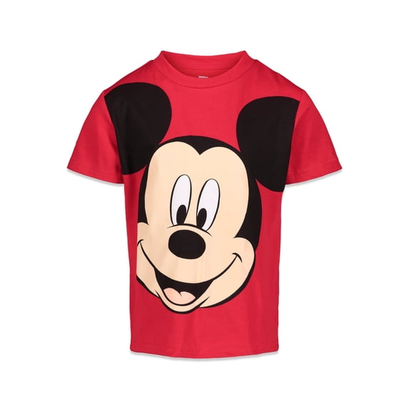 Disney Mickey Mouse Baby Boys' Short Sleeve Graphic T-Shirt Scarlet Red