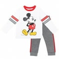 thumbnail image 1 of Disney Mickey Mouse Infant Baby Boys T-Shirt and Fleece Pants Infant to Little Kid, 1 of 5