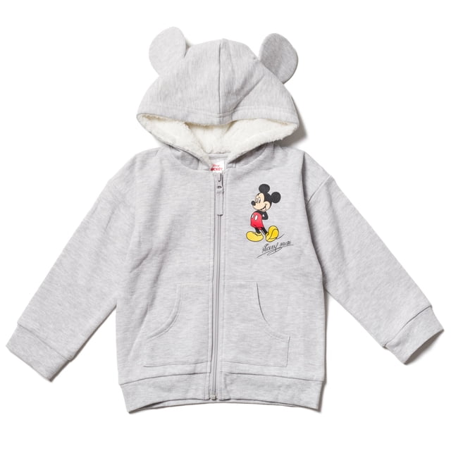 Babyhug Full Sleeve Sweatshirt Mickey Mouse Print - Navy main image 0