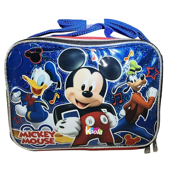 Disney Mickey Mouse Insulated School Lunch Bag with Shoulder Strap