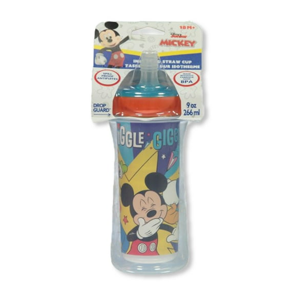 Disney Mickey Mouse Insulated Straw Cup 9 Oz