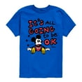 thumbnail image 1 of Disney - Mickey Mouse - It's All Going To Be Ok - Youth Short Sleeve Graphic T-Shirt, 1 of 5