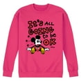 thumbnail image 1 of Disney - Mickey Mouse - It's All Going to be OK - Men's Crew Neck Fleece Pullover, 1 of 4