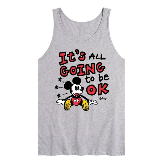 Disney - Mickey Mouse - It's All Going to be OK - Men's Jersey Tank Top