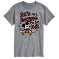 thumbnail image 1 of Disney - Mickey Mouse - It's All Going to be OK - Men's Short Sleeve Graphic T-Shirt, 1 of 4