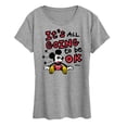 thumbnail image 1 of Disney - Mickey Mouse - It's All Going to be OK - Women's Short Sleeve Graphic T-Shirt, 1 of 5