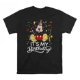 thumbnail image 1 of Disney Mickey Mouse Its My Birthday Black T-shirt Fan Trending 2025, 1 of 5