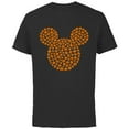 thumbnail image 1 of Disney Mickey Mouse Jack-O'-Lanterns Halloween - Short Sleeve Cotton T-Shirt for Adults - Customized-Black, 1 of 5