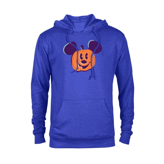 Disney Mickey Mouse Jack-o’-Lantern Halloween - Pullover Hoodie for Adults - Customized-Royal