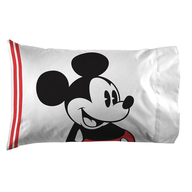 Disney Mickey Mouse Red Peekaboo 20x54 inch Body Pillow Cover, 100