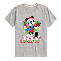 Disney - Mickey Mouse Joy Christmas - Toddler & Youth Short Sleeve Graphic T-Shirt