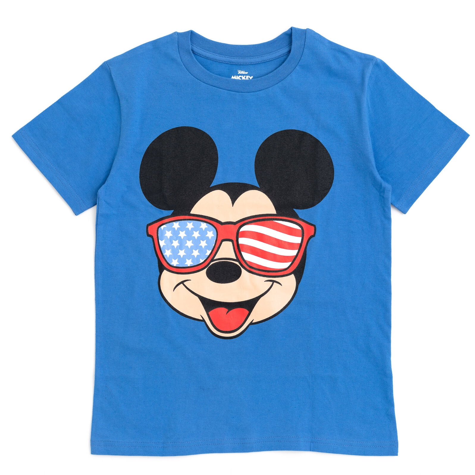Uniqlo Boys size 7-8 tshirt blue Disney with Mickey Mouse and