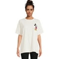 thumbnail image 1 of LICENSE Short Sleeve Crew Neck Mickey Mouse Oversized Graphic T-Shirt (Women's or Women's Plus), 1 of 5