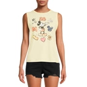 Disney Mickey Mouse Juniors' Open Back Tank Top