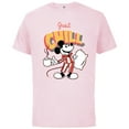 thumbnail image 1 of Disney Mickey Mouse Just Chill - Short Sleeve Cotton T-Shirt for Adults - Customized-Soft Pink, 1 of 5