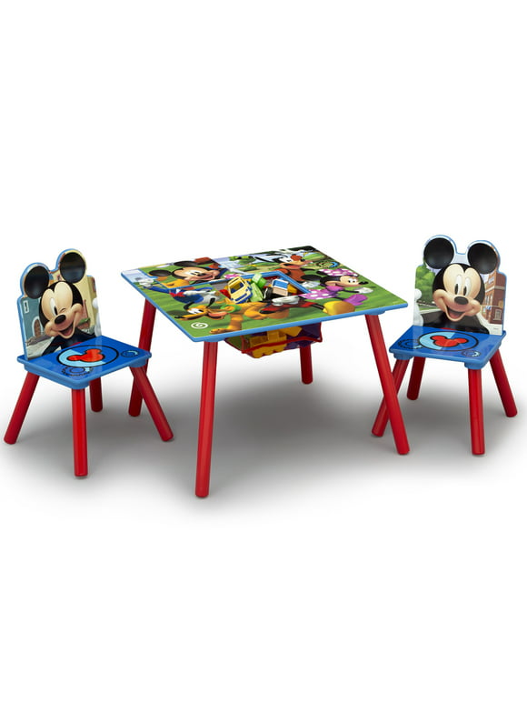 Disney Mickey Mouse Kids Table and Chair Set with Storage by Delta Children