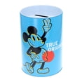 thumbnail image 1 of Disney Mickey Mouse Kids Tin Piggy Bank Learning Savings Tools for Kids, 1 of 2