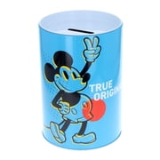 Disney Mickey Mouse Kids Tin Piggy Bank Learning Savings Tools for Kids