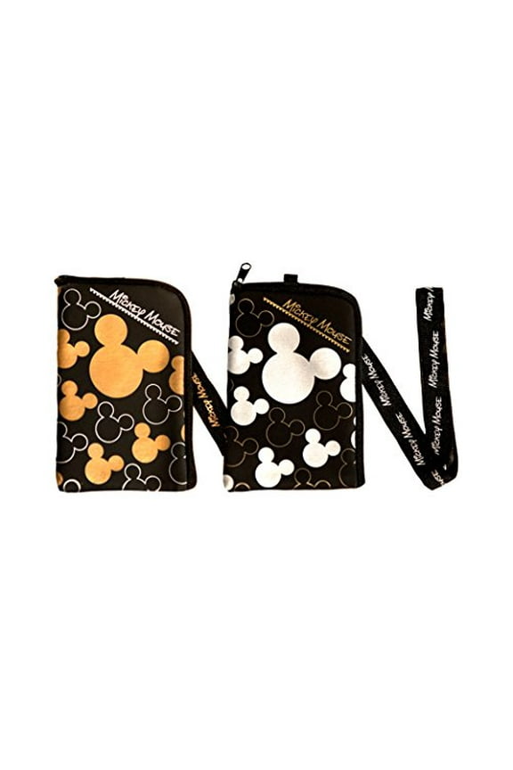 Mickey Mouse Lanyard 2 Pack Gold and Silver