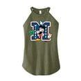 thumbnail image 1 of Disney - Mickey Mouse - Large Letter M Collegiate - Juniors High Neck Tank Top, 1 of 5