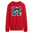 thumbnail image 1 of Disney - Mickey Mouse - Large Letter M Collegiate - Men's Long Sleeve T-Shirt, 1 of 4