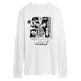 thumbnail image 1 of Disney - Mickey Mouse - Large M Scribbled Drawing - Men's Long Sleeve T-Shirt, 1 of 1