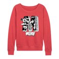 thumbnail image 1 of Disney - Mickey Mouse - Large M Scribbled Drawing - Women's Lightweight French Terry Pullover, 1 of 1