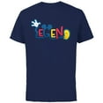 thumbnail image 1 of Disney Mickey Mouse Legend - Short Sleeve Cotton T-Shirt for Adults - Customized-Navy, 1 of 5