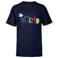 thumbnail image 1 of Disney Mickey Mouse Legend - Short Sleeve T-Shirt for Kids - Customized-Navy, 1 of 5