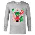 thumbnail image 1 of Disney Mickey Mouse Legs Christmas Chilling Do Not Disturb - Long Sleeve T-Shirt for Men - Customized-Athletic Heather, 1 of 5