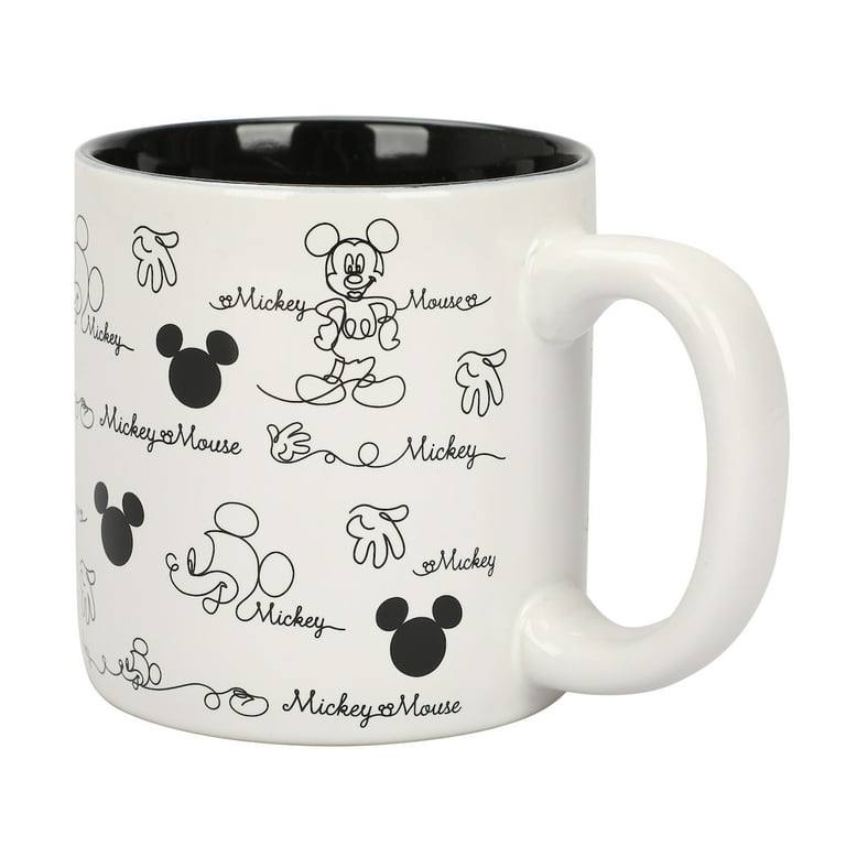 Disney Mickey Mouse Drawing Artist Graph Tea Coffee Cup Large Mug