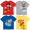 thumbnail image 1 of Disney Puppy Dog Pals Mickey Mouse Toddler Boys 4 Pack T-Shirts Infant to Little Kid, 1 of 5