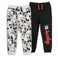 thumbnail image 1 of Disney Mickey Mouse Little Boys 2 Pack Jogger Pants Newborn to Little Kid, 1 of 5