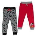 thumbnail image 1 of Disney Mickey Mouse Little Boys 2 Pack Pants Infant to Little Kid, 1 of 5