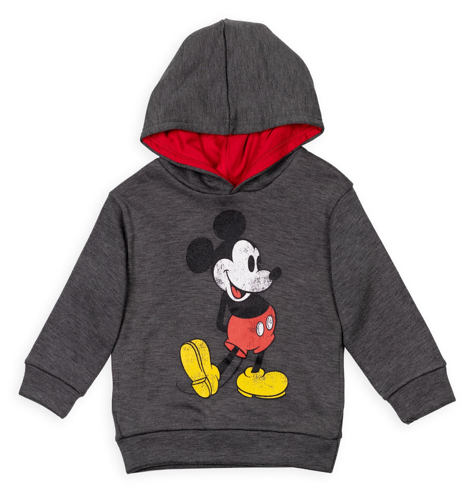 Disney Mickey Mouse Little Boys Fleece Hoodie Toddler to Big Kid ...