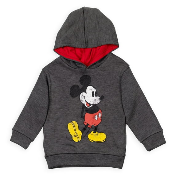 Disney Mickey Mouse Little Boys Fleece Hoodie Toddler to Big Kid