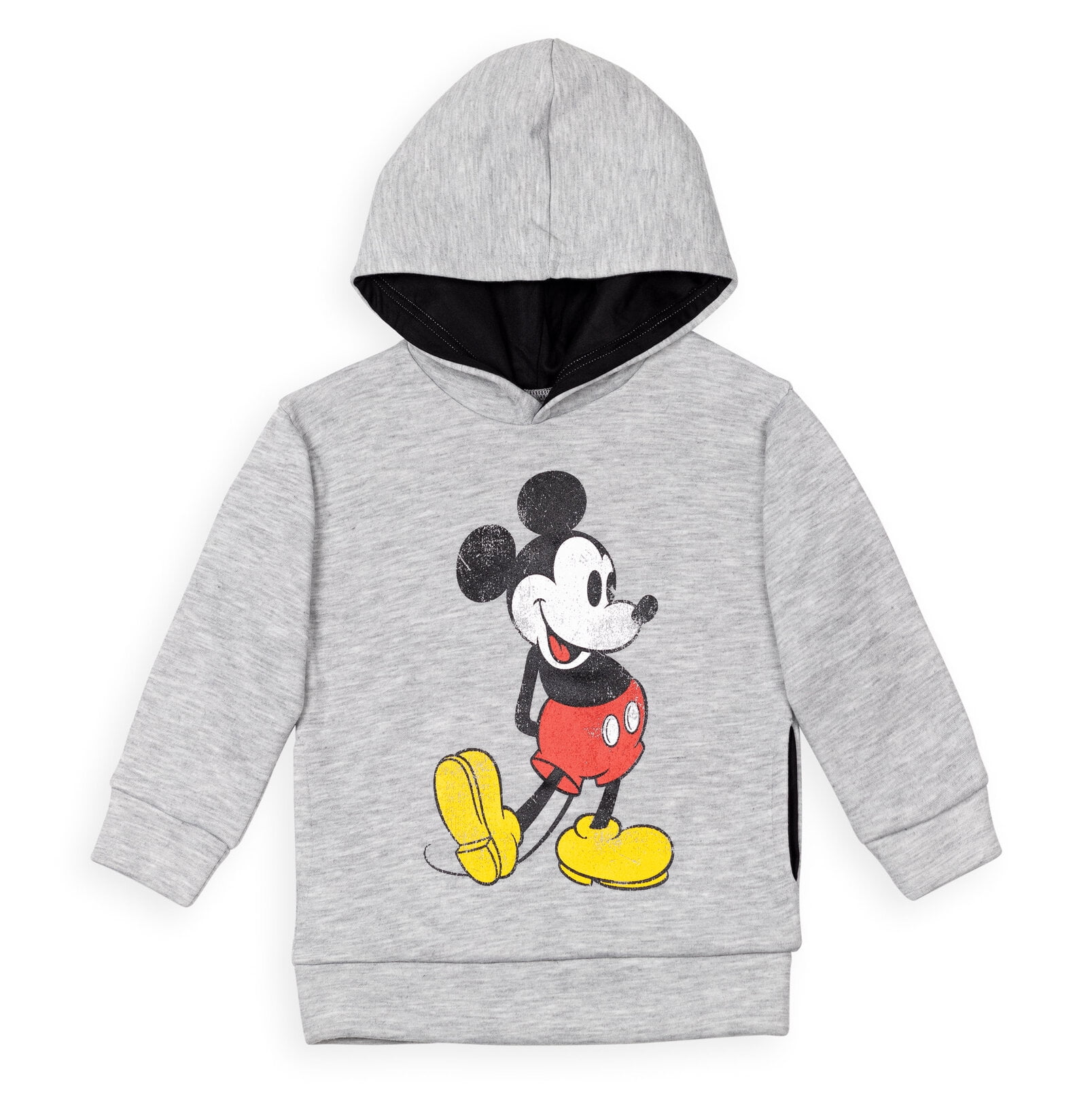 Disney Mickey Mouse Little Boys Fleece Pullover Hoodie Toddler to Big Kid